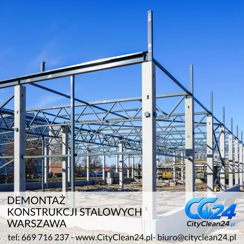 demontaż konstrukcji stalowych warszawa