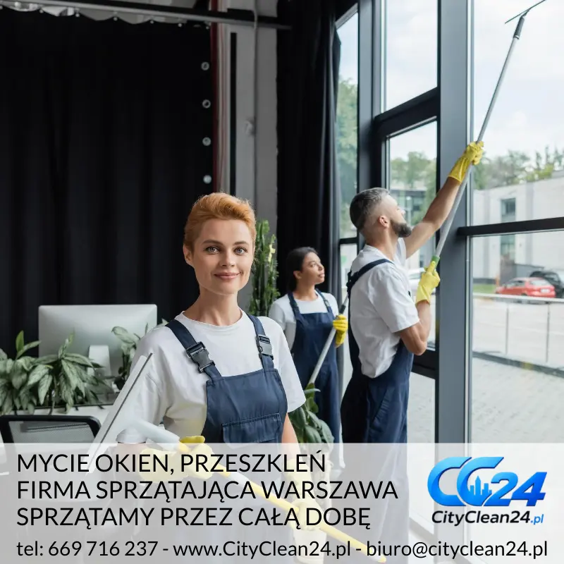 mycie okien firma sprzątająca warszawa