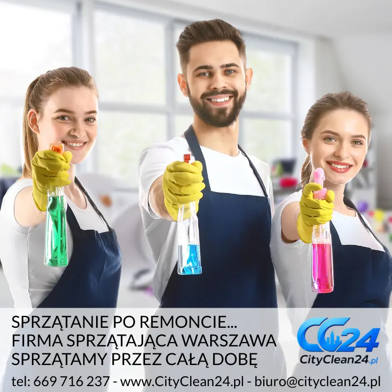 sprzątanie po remoncie