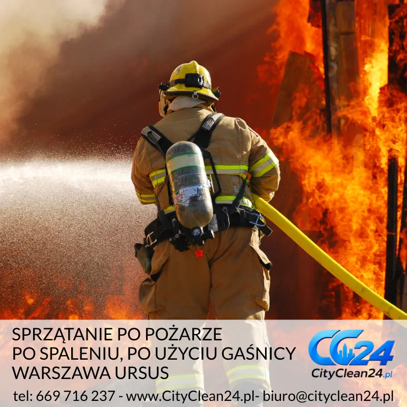 sprzątanie po pożarze warszawa ursus