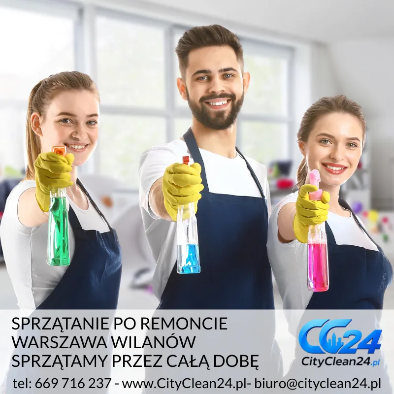 sprzątanie po remoncie warszawa wilanów